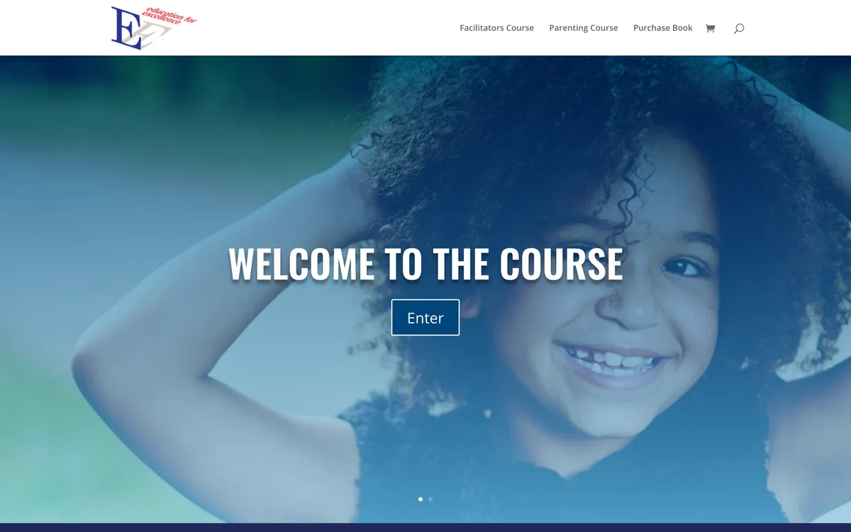 Education for Excellence on desktop