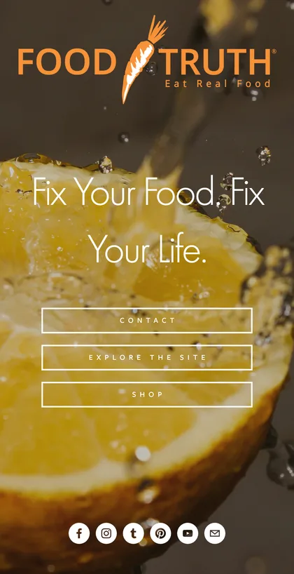 Food Truth on a phone