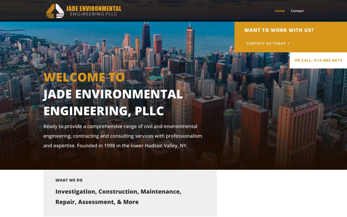Jade Environmental Engineering on desktop
