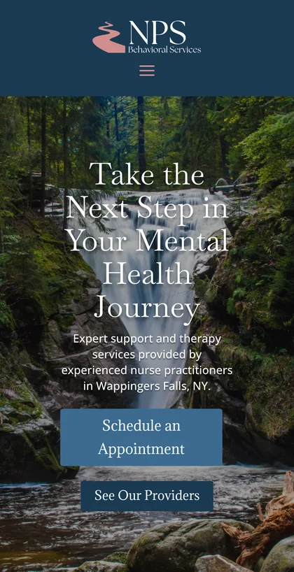 NPS Behavioral Services on a phone